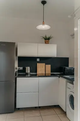 Una cocina o zona de cocina en El Libre - Ocean View Apartment
