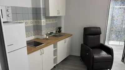 Una cocina o zona de cocina en Vivienda San Justo