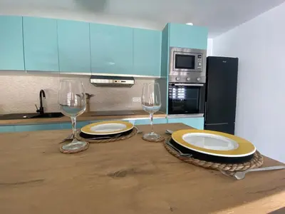 Una cocina o zona de cocina en Villa LA RAMA DEL DRAGO, Agaete
