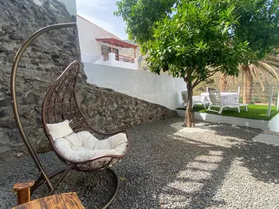 Jardín al aire libre en Villa LA RAMA DEL DRAGO, Agaete