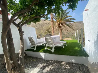 Jardín al aire libre en Villa LA RAMA DEL DRAGO, Agaete