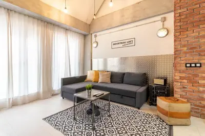 Zona de estar de Apartamentos Marina Suites
