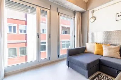 Zona de estar de Apartamentos Marina Suites