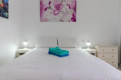 Cama o camas de una habitación en Bonamar