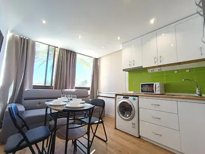 Una cocina o zona de cocina en koka vacations 308 Playa del inglés