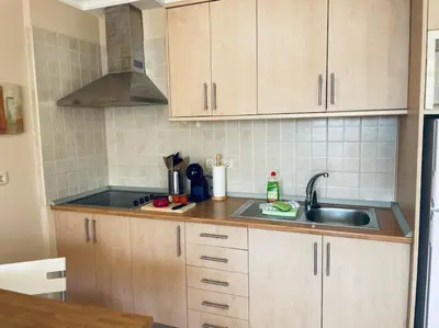 Una cocina o zona de cocina en Seaview Apartment near Yumbo