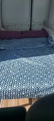 Cama o camas de una habitación en Autocaravana Camper