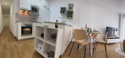 Una cocina o zona de cocina en Canteras Suite Gran Canaria