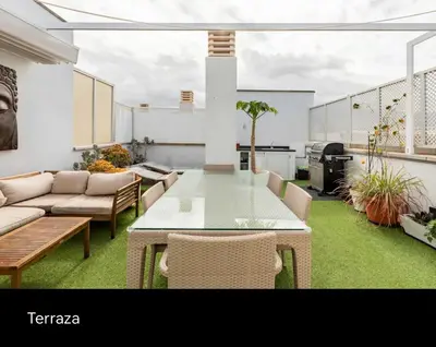 Zona de estar de Buddha penthouse solarium+pool
