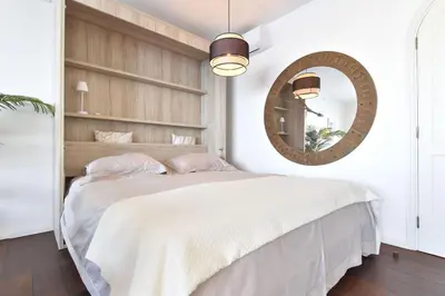 Cama o camas de una habitación en Doñana 1213 &1214, lux penthouse