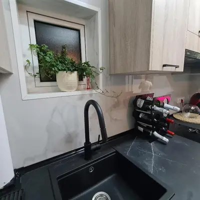 Una cocina o zona de cocina en Apartamento Playa Chica