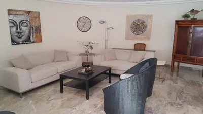 Zona de estar de ANFI TOPAZ VILLA TAURO GOLF & BEACH 3 bedrooms 4 bathrooms private pool