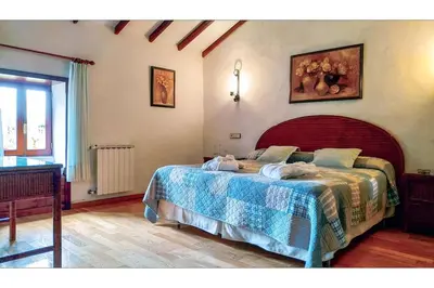 Cama o camas de una habitación en Casa El Moral