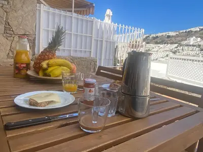 Bebidas en Modern Duplex apartment near swimming pool