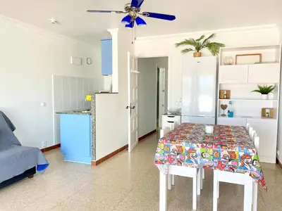 Una cocina o zona de cocina en Sea views, relax, Maspalomas, enjoy!