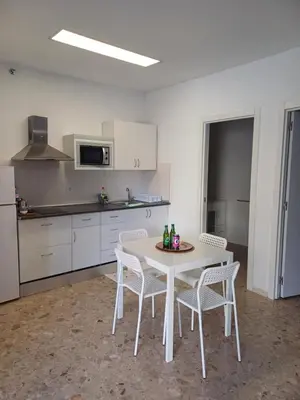 Una cocina o zona de cocina en La Marea Azul