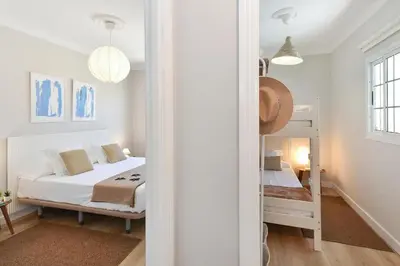 Cama o camas de una habitación en Casa Nena by VillaGranCanaria