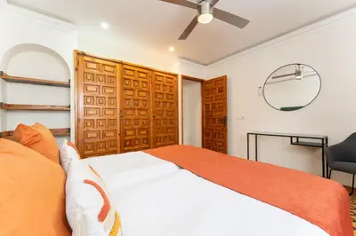 Cama o camas de una habitación en Alsol El Chaparral