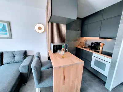 Una cocina o zona de cocina en Cactus Apartment