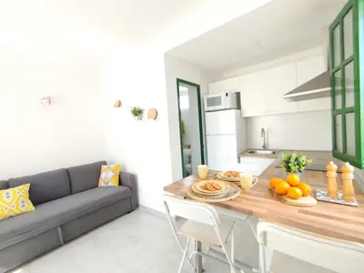 Una cocina o zona de cocina en Bungalow Capri Maspalomas