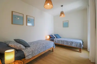 Cama o camas de una habitación en Paraisos de Agaete Paramount views