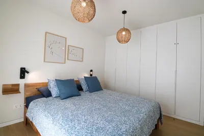 Cama o camas de una habitación en Paraisos de Agaete Paramount views