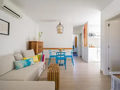 Zona de estar de Bungalow en Playa del Inglés