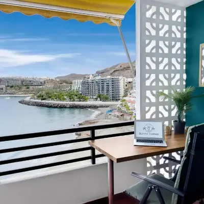 Beach Front Apartment Patalavaca- Endless Ocean View