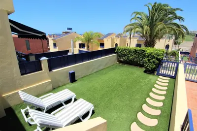 Jardín al aire libre en Bahia Meloneras 67 - 3 beds -