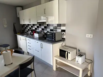 Una cocina o zona de cocina en Casa Nueva