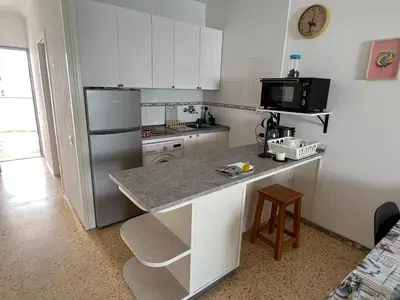 Una cocina o zona de cocina en Agaete Parque Av de Tenerife Maspalomas