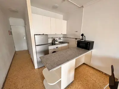 Una cocina o zona de cocina en Agaete Parque Av de Tenerife Maspalomas