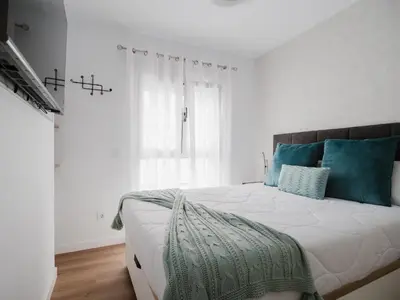 Cama o camas de una habitación en April Las Canteras