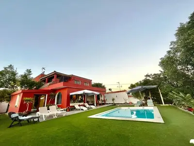 Piscina en o cerca de Sunset and oceanview 1 bedroom apartment with shared pool