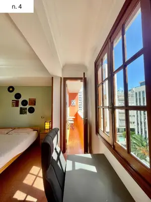 Cama o camas de una habitación en CoLiving El Secretario
