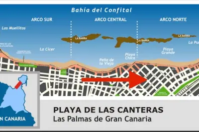 Plano de 2ROOMS, DISHWASHER GOOD LOCATION CANTERAS