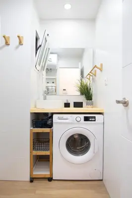 Una cocina o zona de cocina en “Alma Beach” apartamento