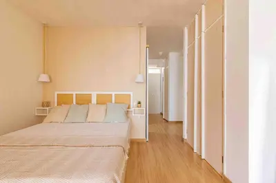 Cama o camas de una habitación en Dunas House Playa del Inglés