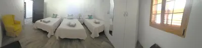 Cama o camas de una habitación en Villa de Ingenio JAVAZU