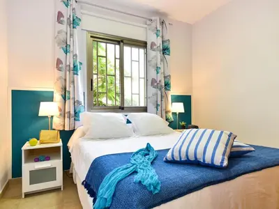 Cama o camas de una habitación en Beach house 50 meters from the beach for a complete holiday