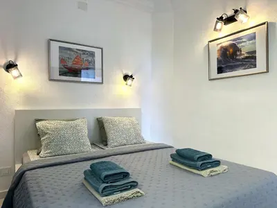 Cama o camas de una habitación en Las Dunas DM sea view