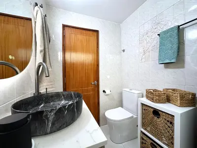 Un baño de Las Dunas DM sea view