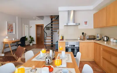 Una cocina o zona de cocina en Sunny Home Canteras Beach