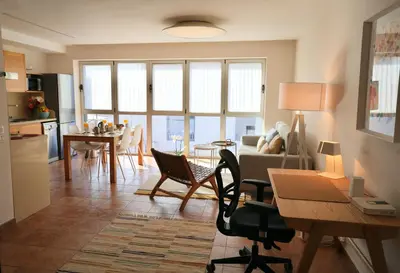 Zona de estar de Sunny Home Canteras Beach