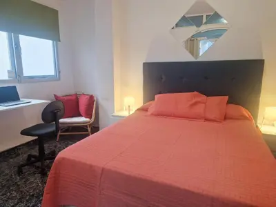 Cama o camas de una habitación en La casa de Alcorac