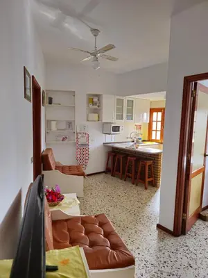 Una cocina o zona de cocina en Apartamentos Viviendas vacacionales Isabel Maria