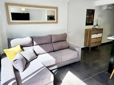 Zona de estar de Bungalow del sol