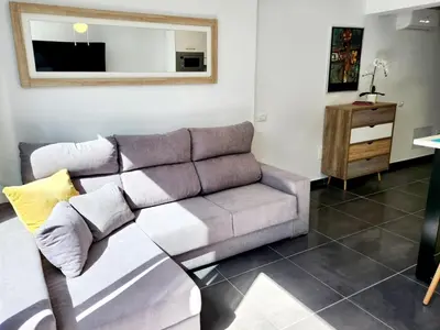 Zona de estar de Bungalow del sol