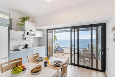 Una cocina o zona de cocina en Mirador del Atlántico