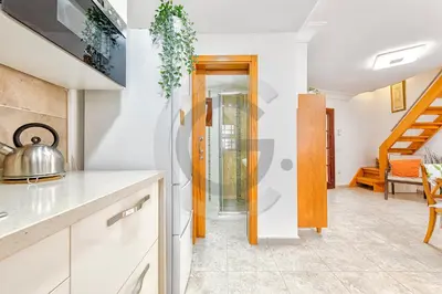 Una cocina o zona de cocina en Sun & Beach Apartment